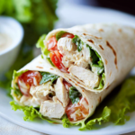 Delicious Chicken Salad Wrap