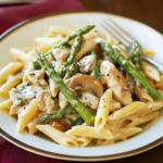 Creamy Mushroom Chicken Penne