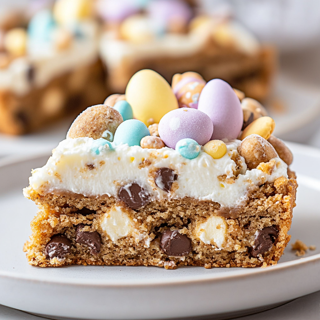 Easter Cookie Cake in Spring Colors