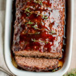 Balsamic Glazed Meatloaf