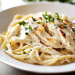 Rotisserie Chicken Alfredo Dish