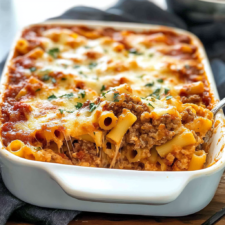 Baked Ziti with Ground Beef