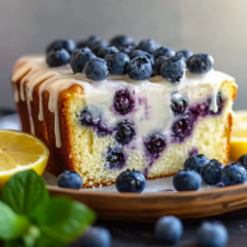 Lemon Blueberry Yogurt Cake