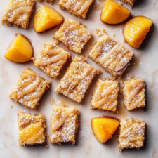 Peach Crumb Bars