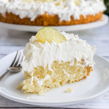 Coconut Lime Poke Cake
