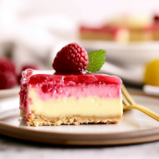 Lemon Raspberry Cheesecake Bars